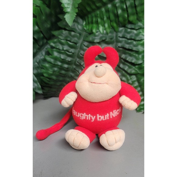 7" Vtg 1984 Applause Lil' Devil Naughty But Nice Plush Toy - Picture 1 of 4